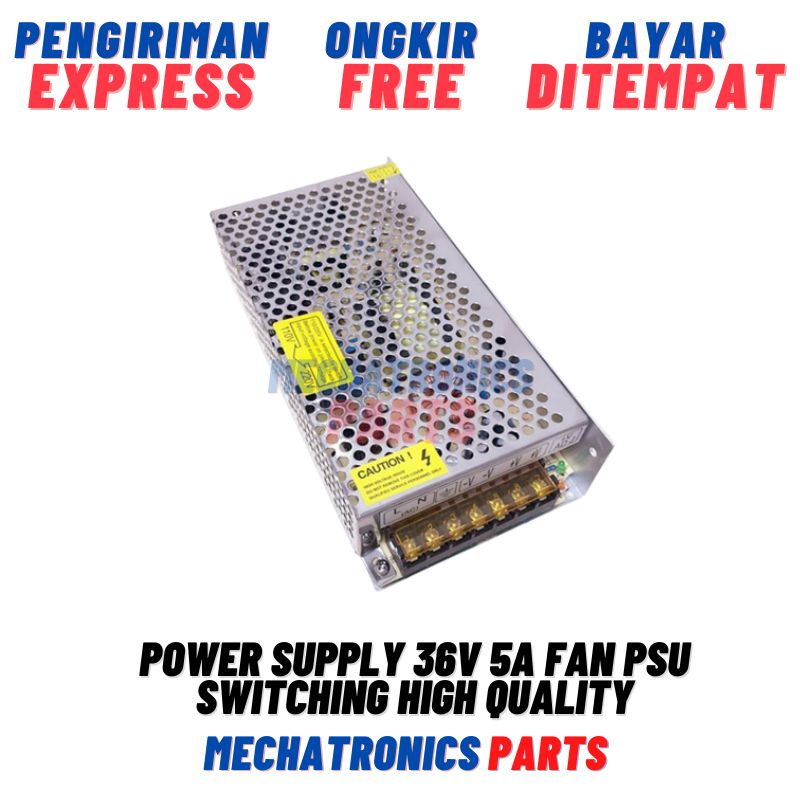 Power Supply 36V 5A 36 Volt 5 Ampere Fan PSU Switching High Quality