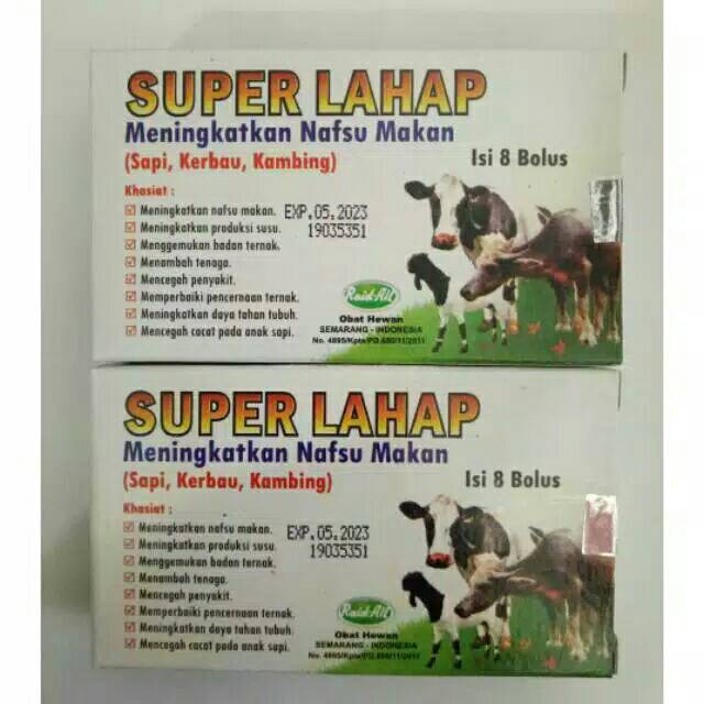 

Jamu super lahap untuk sapi, kerbau, kambing
