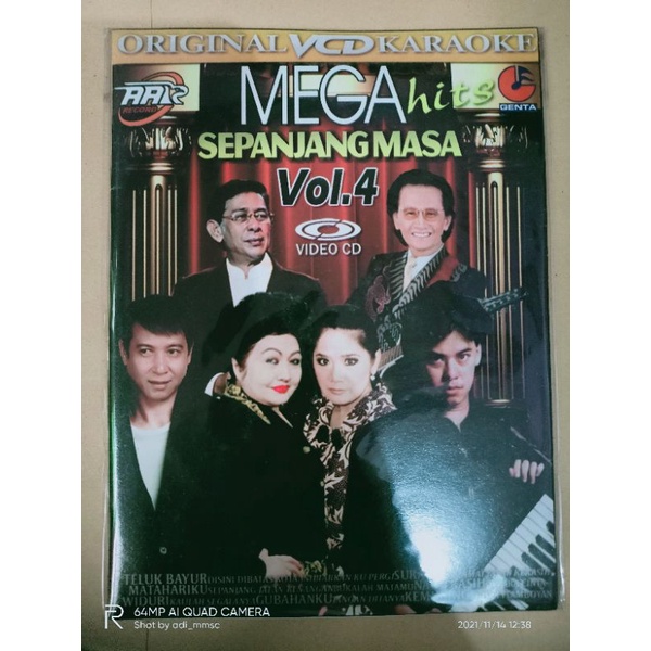 VCD original Mega Hits sepanjang masa vol.4