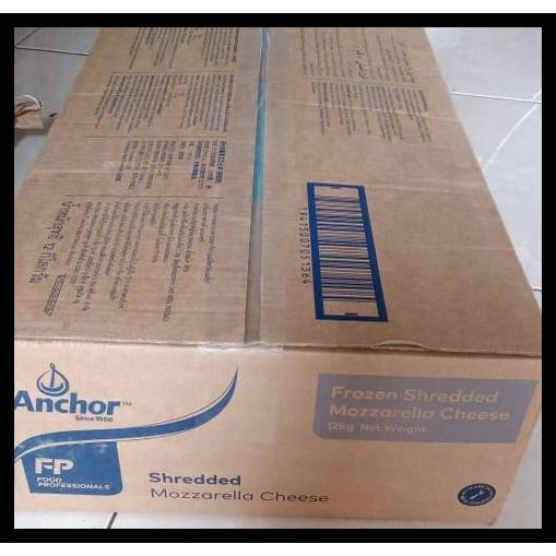 

Keju Mozarella Cheese Anchor Value Repack Melted Shredded Parut 1Kg