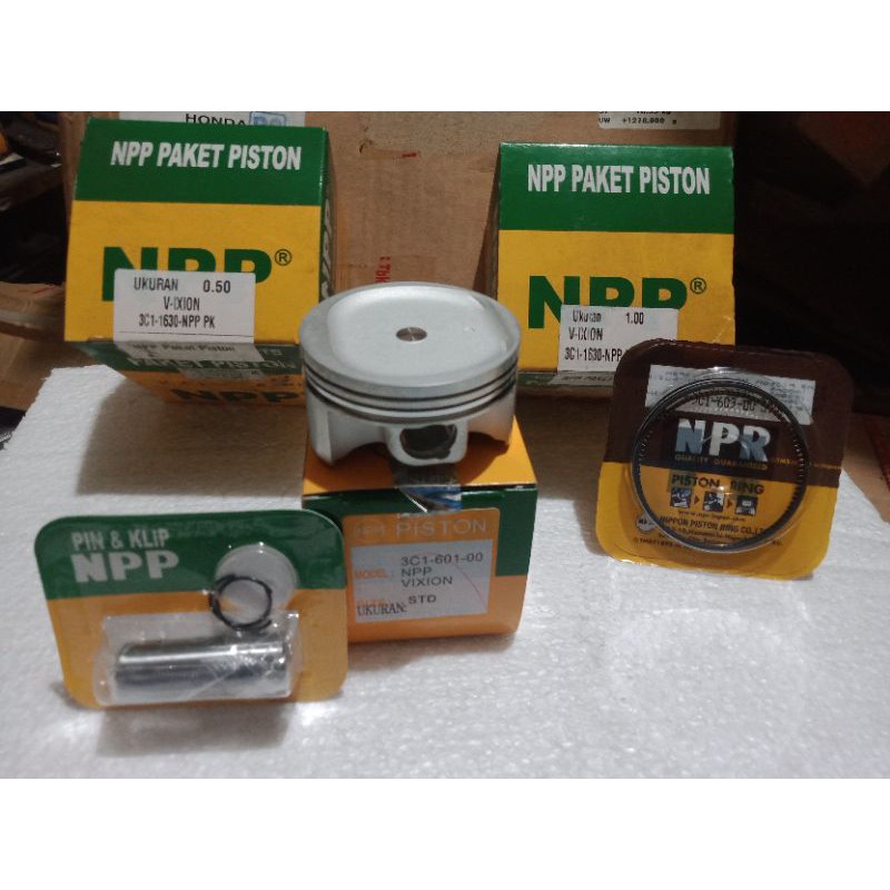 Original NPP Seher Paket Piston Kit Yamaha Vixion old/new all size STD-100 kualitas Orisinil