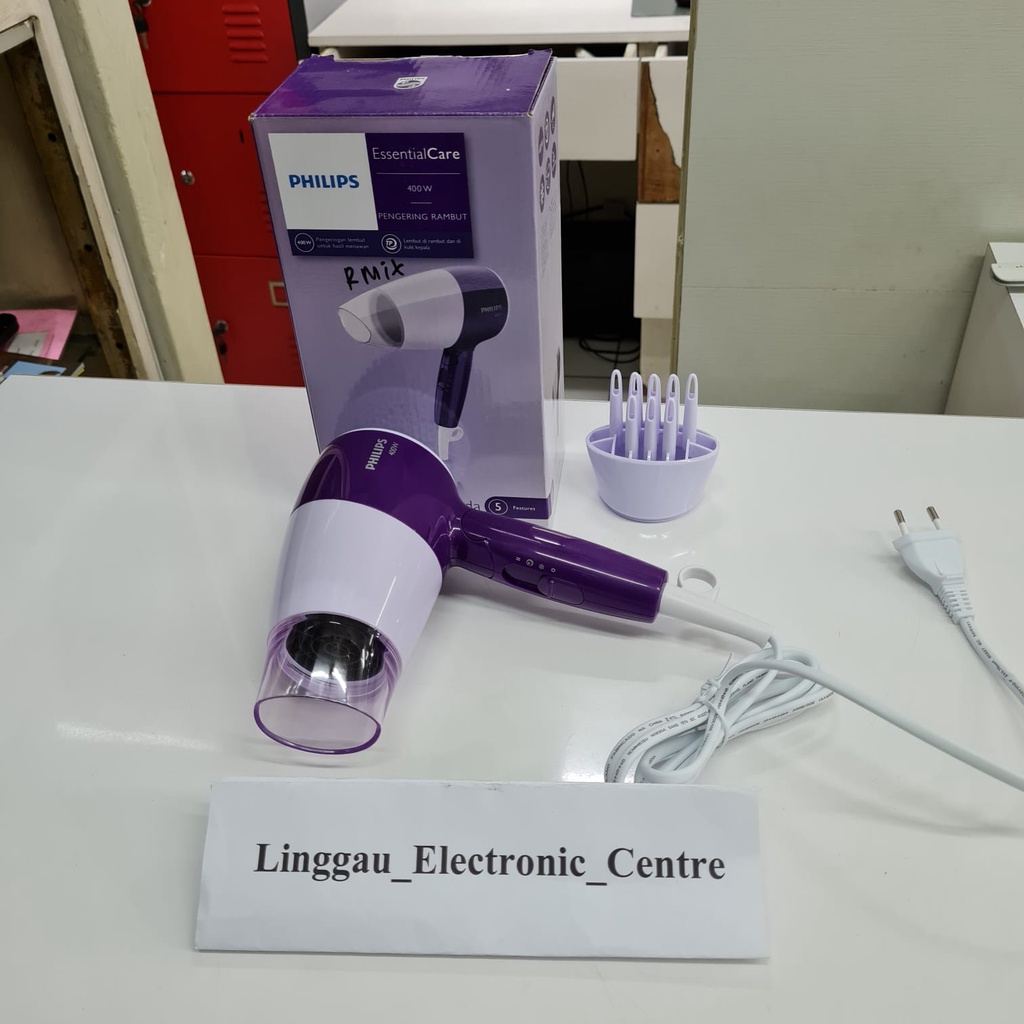 Hairdryer Philips HP8126 02 / Hairdryer Philips warna ungu / Pengering rambut warna ungu