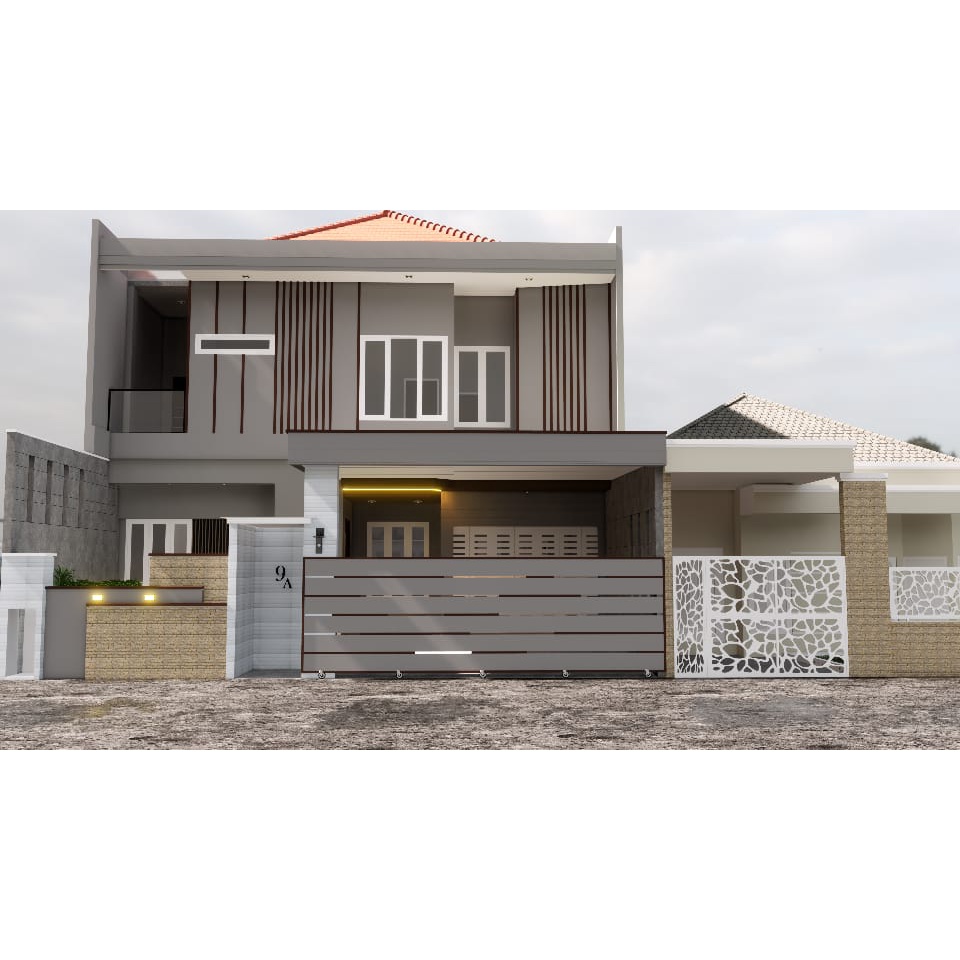 

Gambar Desain Rumah fasad - Paket 1