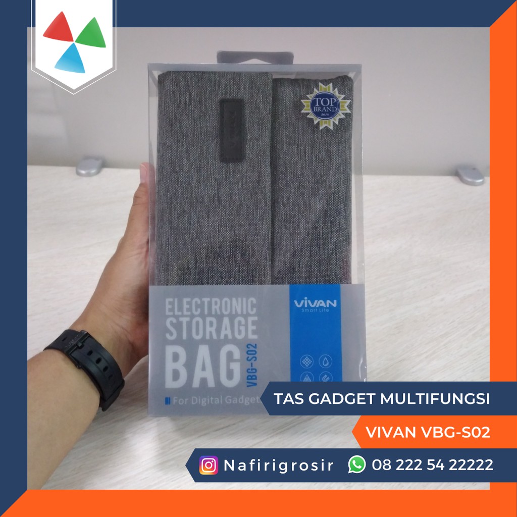 ORGANIZER CLUTCH BAG VIVAN VBG-S02 (Model spt Xiaomi Digital Storage)