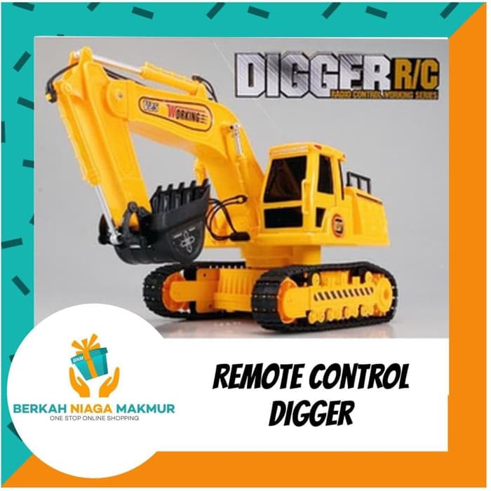 Jual Mobil Remote Kontrol model Excavator Digger (RC Digger) Shopee