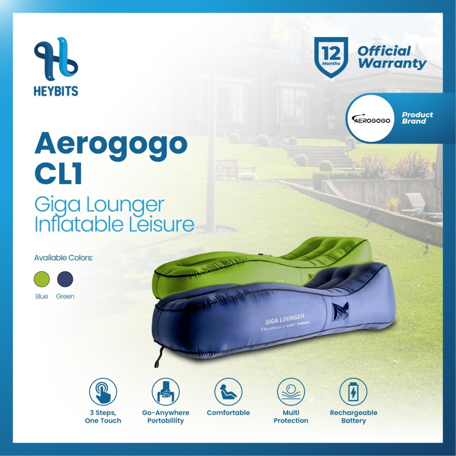 Aerogogo Giga Lounger Inflatable Leisure Bed - Sofa Angin