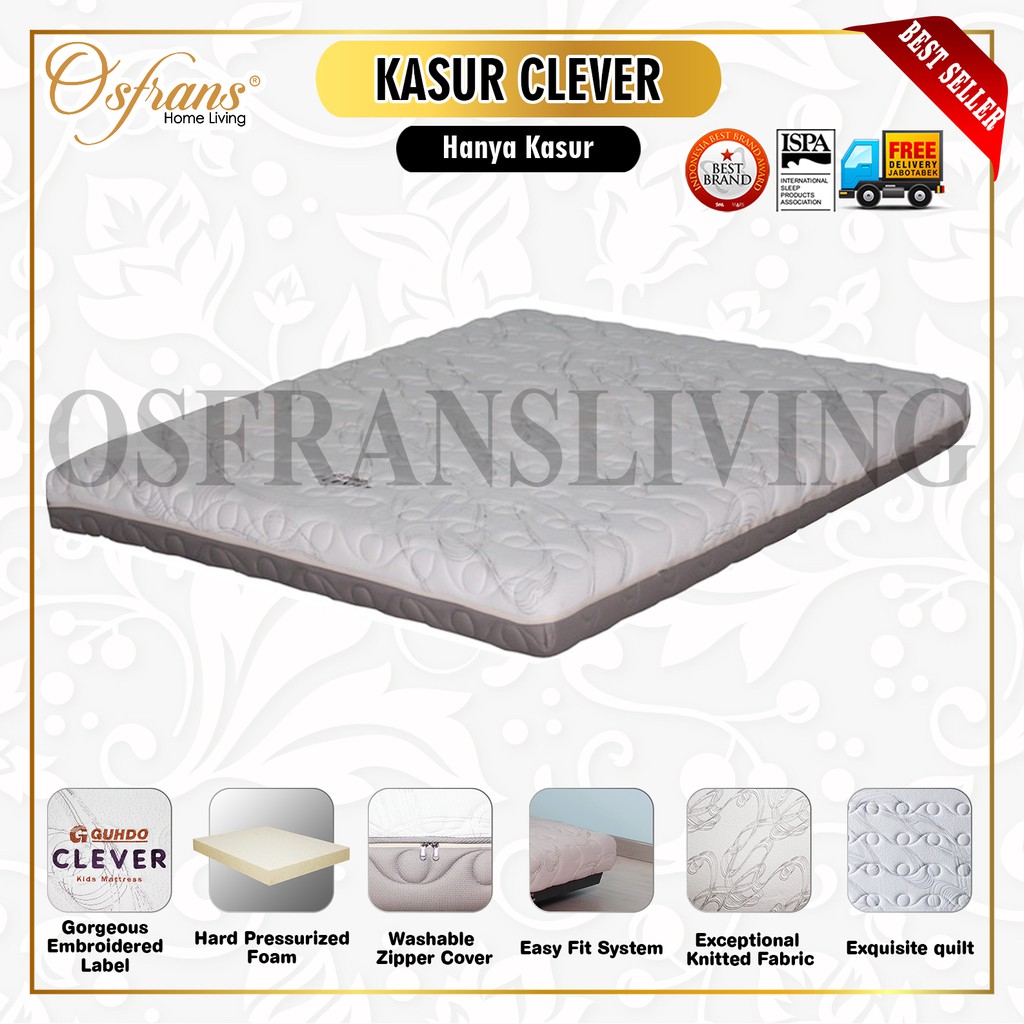 Guhdo Kasur Springbed 3 in 1 Clever Kids - HANYA KASUR ATAS