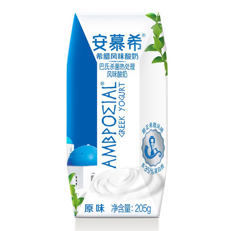anmuxi greek flavored yogurt 205gram