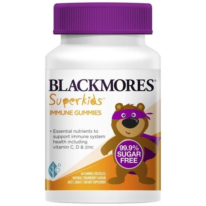 BLACKMORES SUPERKIDS IMMUNE GUMMIES MULTIVITAMIN IMUN ANAK 60 PASTILES