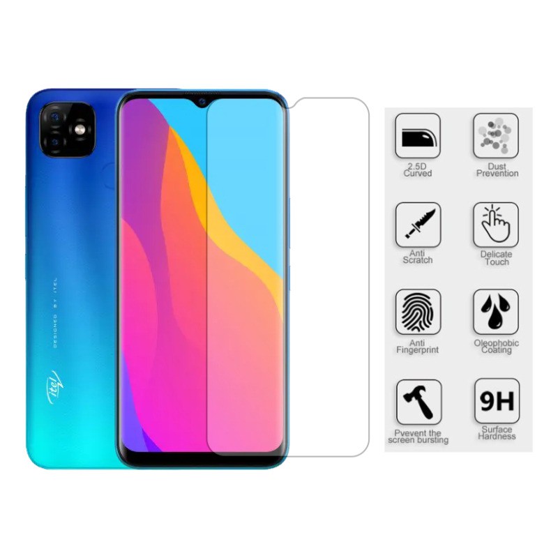 Itel Vision 1 Plus  Premium Tempered Glass  9H