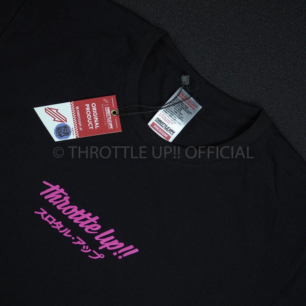 kaos &quot;SMPLYCTY of 22&quot; T-Shirt Pink on Black - THROTTLE UP!!