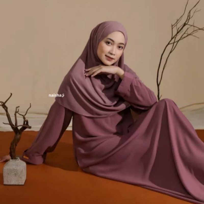 ABAYA POLOS WOLFIS DRESS SYARI BASIC