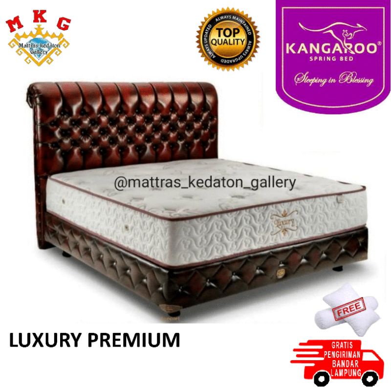 Kangaroo Springbed Luxury Premium  - Kasur Springbed Matras Full Set