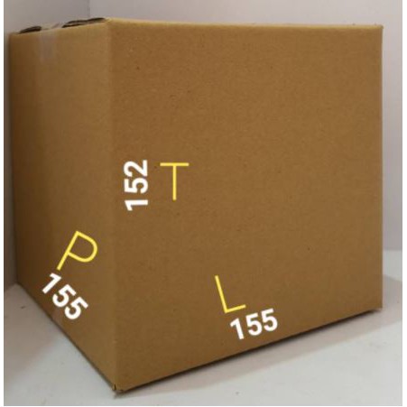 

Box 155x155x152 mm Karton/Polos/Kardus/Box
