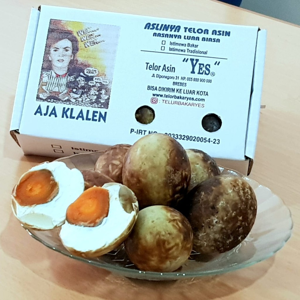 Telur Asin Yes ASLI Brebes-Telur Asin Istimewa Bakar Tradisional