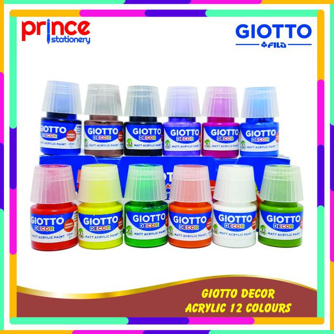 

Best Produk] Giotto Decor Acrylic / Cat Acrylic Giotto 25 Ml 12 Warna