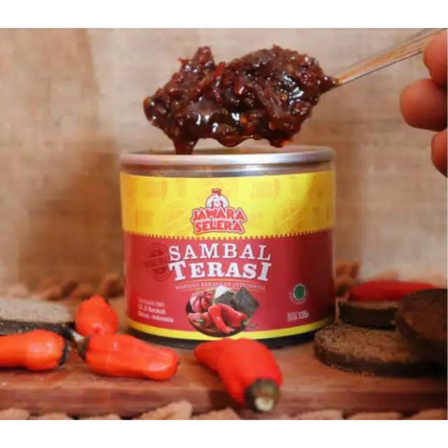 [ TERLARIS ] Sambal Terasi / Sambel Terasi Pedas JS  Netto 135g