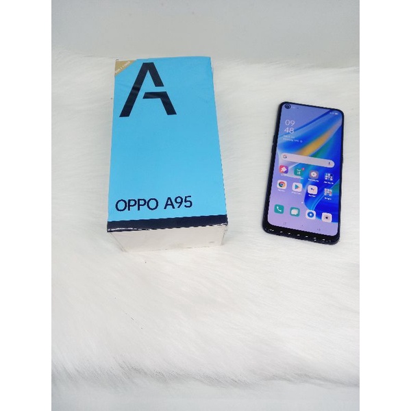 Oppo A95 Ram  8 Rom 128Gb ( SECOND ) hp handphone seken bekas lengkap murah bisa cod banjarmasin-3
