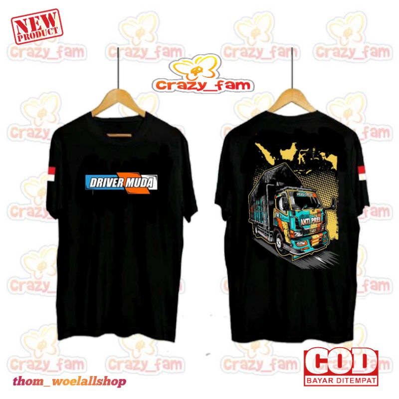 KAOS BAJU TRUK CANTER DRIVER MUDA