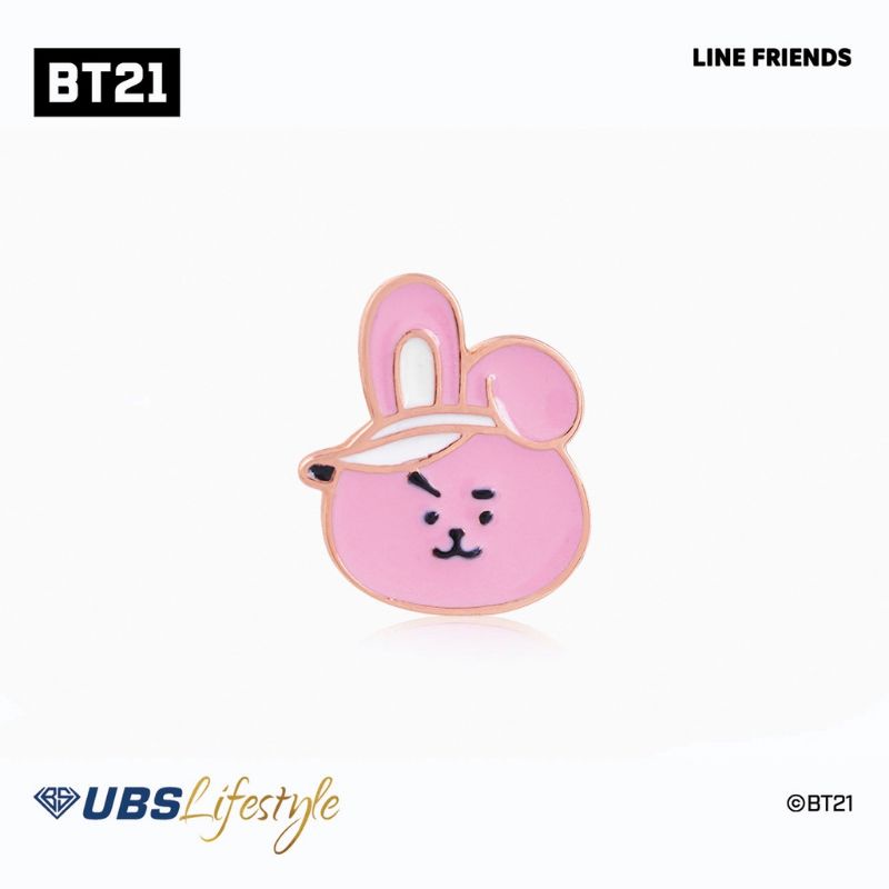 UBS Liontin Emas Bt21 Cooky - Line Friends - Chm0007r - 17K (free gelang tali)