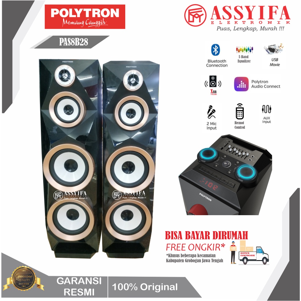 Jual SPEAKER AKTIF POLYTRON PAS 8B28 NEW GARANSI RESMI POLYTRON 100% ...