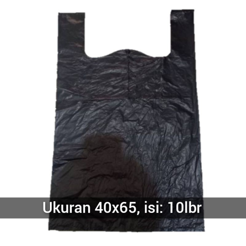 kantong sampah 40x65 plastik sampah jumbo besar hitam