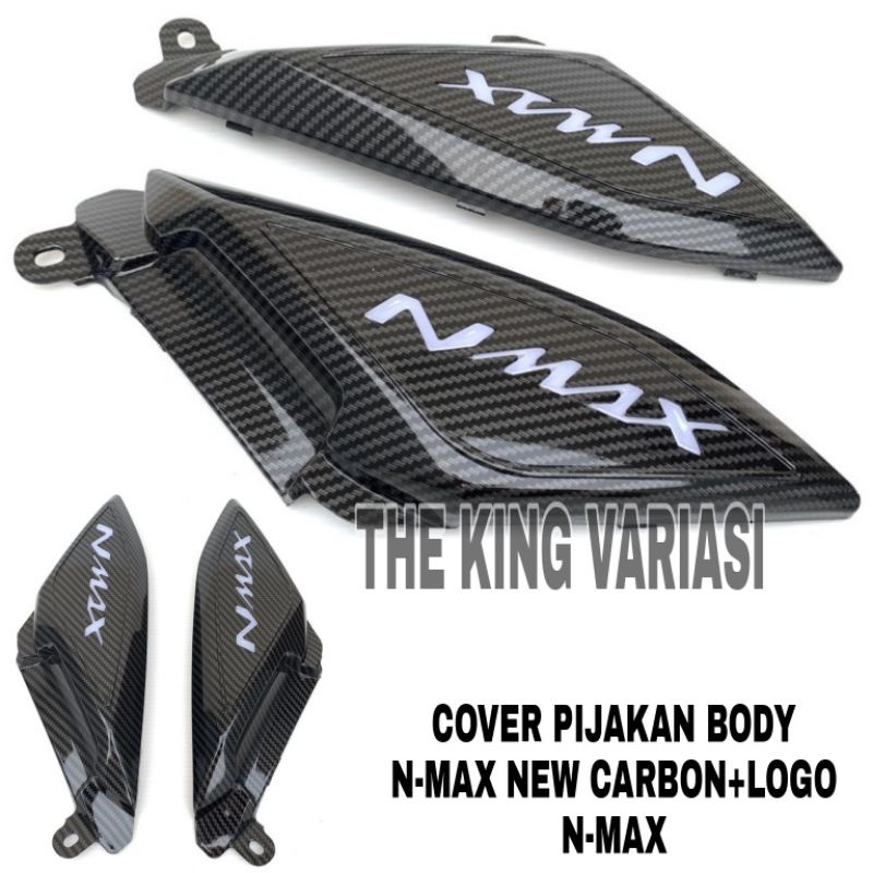 COVER PIJAKAN CARBON NMAX NEW LOGO/COVER CARBON NMAX/COVER PIJAKAN BODY NMAX NEW CARBON/COVER BODY
