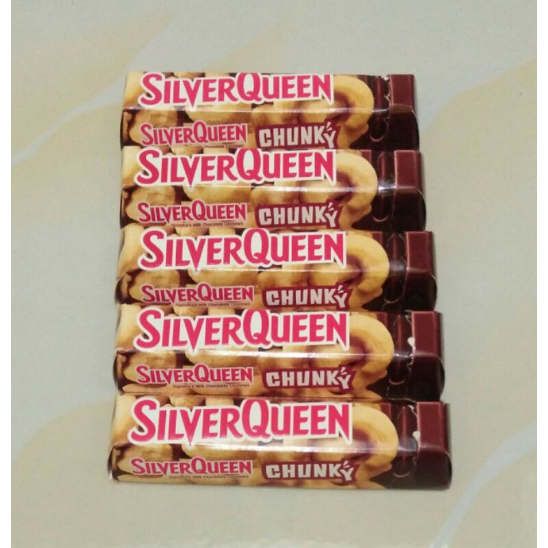Silverqueen Chunky Bar 33 gram / Coklat Silverqueen Chunky Bar Kecil