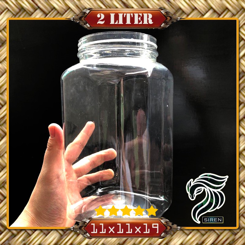 Toples 2 Liter PET Tebal