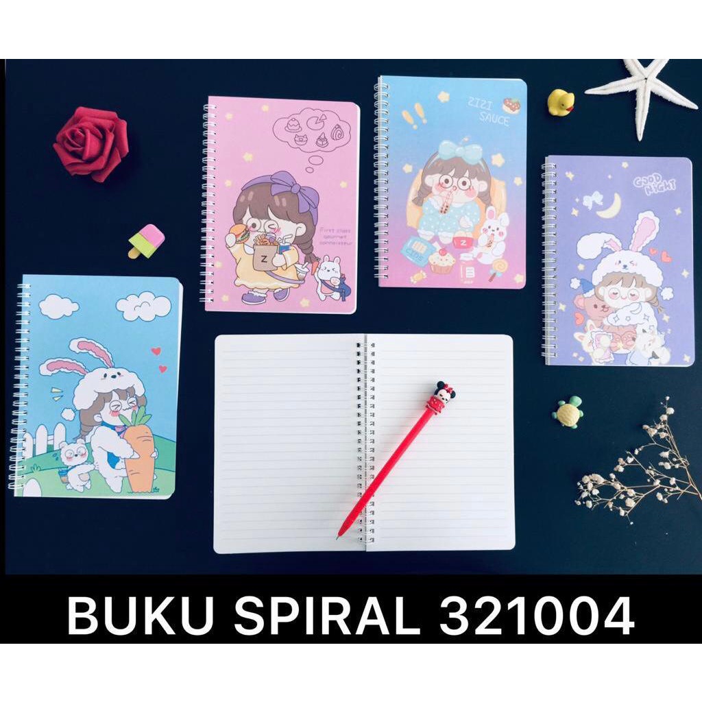 

WS99 - BUKU DIARY / AGENDA SPIRAL HARD COVER UKURAN A5 KARAKTER LITTLE GIRL ISI 96 HALAMAN XQ1004