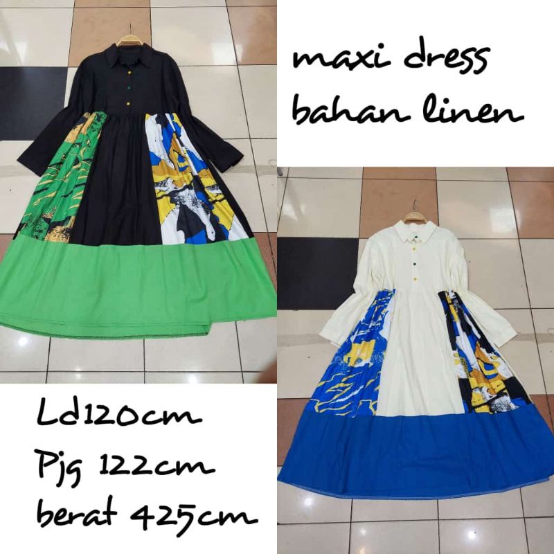 MAXI DRESS LINEN IMPORT FNS