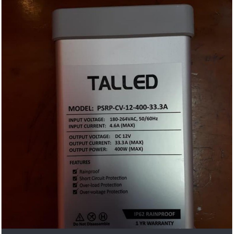 power supply adaptor switching talled 12v 400w 400watt rainproof