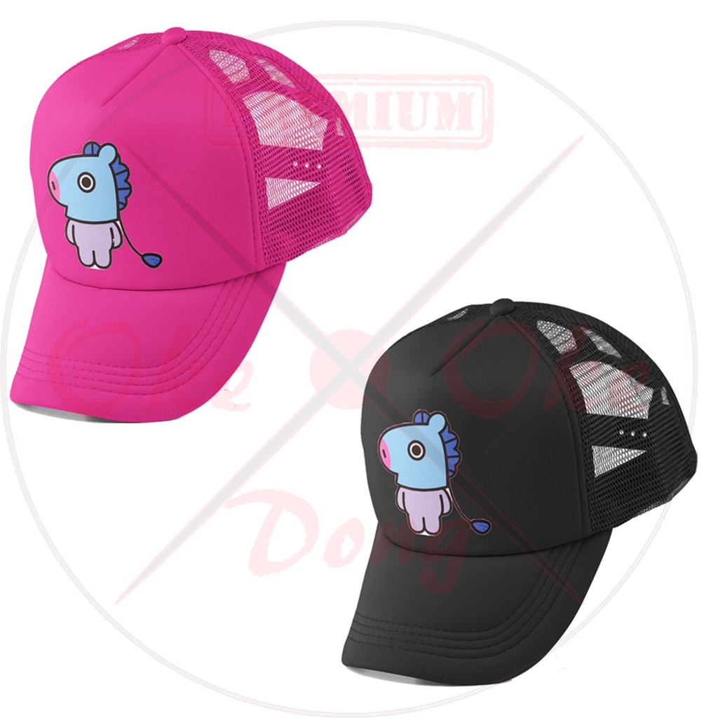 TOPI ANAK BT21 KARAKTER  TOPI JARING PREMIUM-3