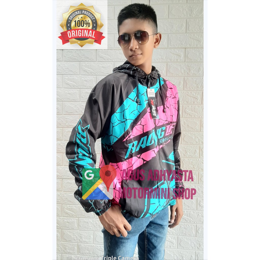Jaket Hoodie Racing Line ORIGINAL