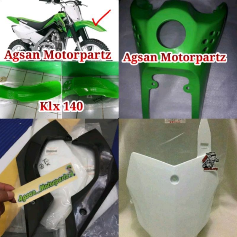 body set depan KLX 140 original Kawasaki