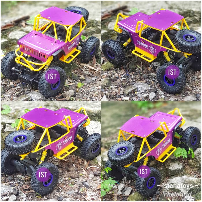 Mainan Mobil Remote Control Avenger Rock Crowler 4 x 4 THANOS UNGU BESAR dapat 1 pcs / RC