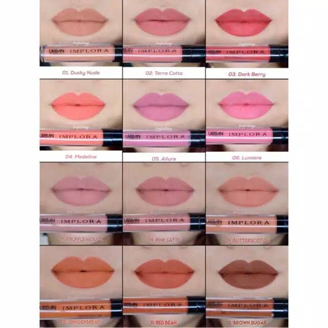 Implora Lip Cream  Matte BPOM