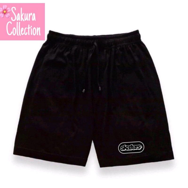 Celana pendek Boxer SKATERS LOGO PUTIH PRIA WANITA