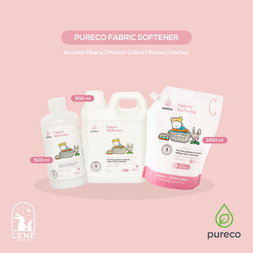 Pureco Fabric Softener Pouch Eco Pack 1450ml Refill