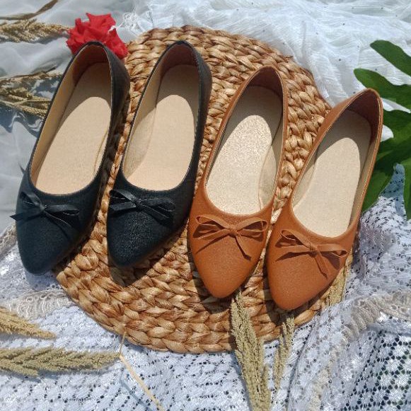 FLAT SHOES sepatu balet wanita lentur anti kaku