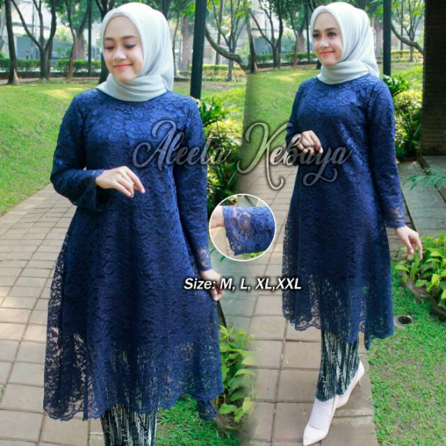 Setelan tunik umbrella (tunik+rok plisket)