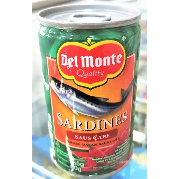 

Del Monte Sardines Saus Cabe 155gr