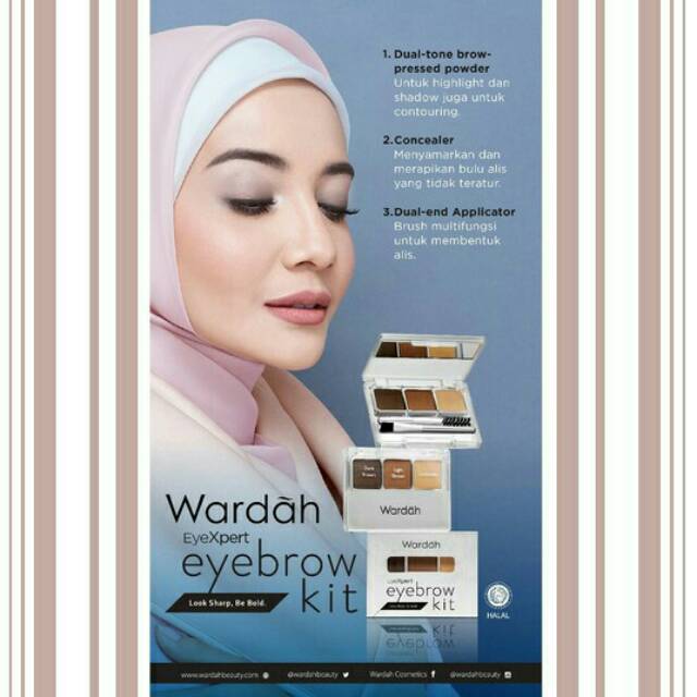 ☃Cutezz_Ching1☃Wardah Eyexpert Eyebrow Kit 4g - Eyebrow