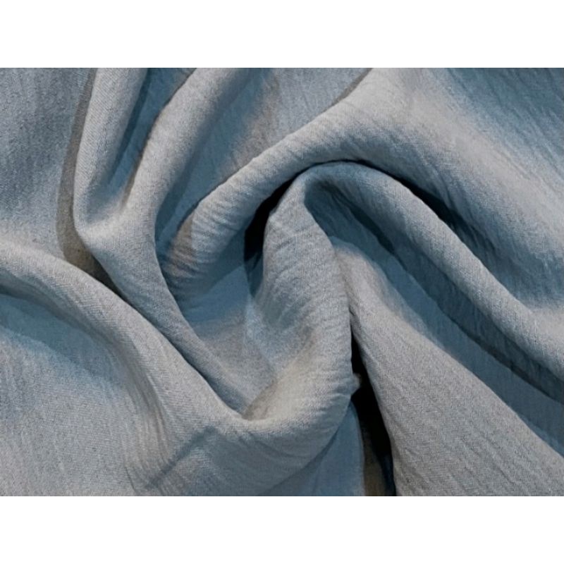 Pashmina Airflow Crinkle Premium 200x75 Syar'i Nami Shawl SALE NOW! GET IT FAST-Baby Blue(PO)