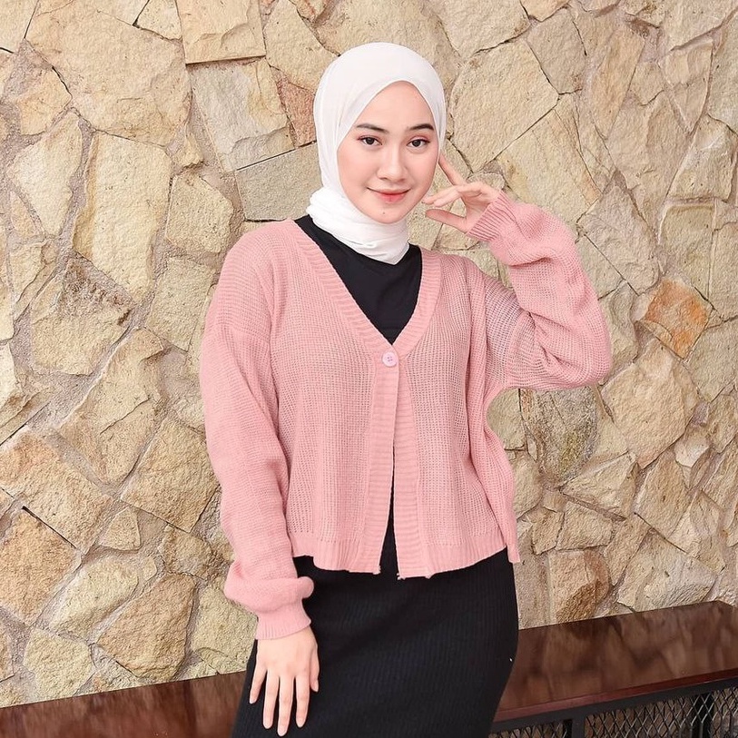 Nara Grosir - Luna Knitted Cardy | Cardigan Wanita