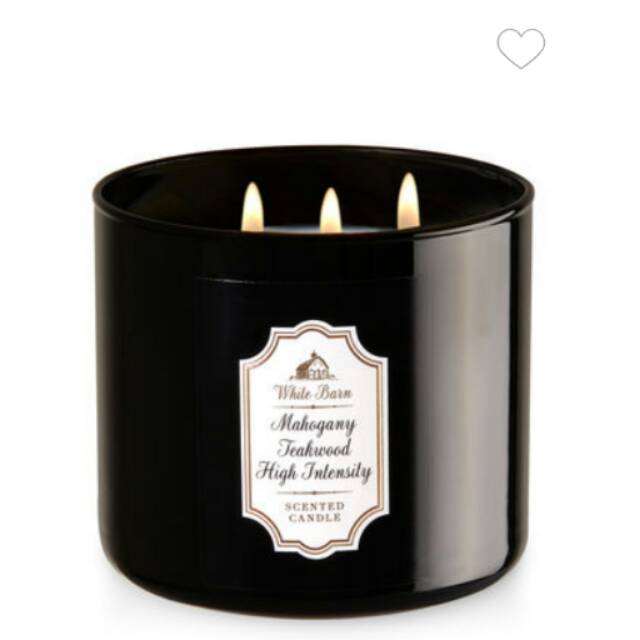 [ PART 1 - SALE ] INTO THE NIGHT / MAHOGANY TEAKWOOD HIGH INTENSITY (LILIN AROMATHERAPY / 3 - WICK CANDLE)