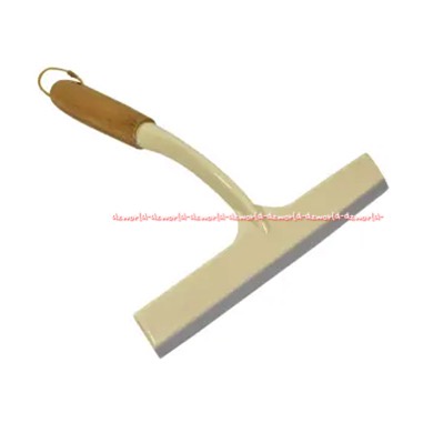 Proclean Squeegee Glass Mirror Cleaning Tool Alat Pembersih Kaca Jendela Perabot Marbel Keramik Bahan Karet Coklat Krem Bahan Kayu Proclin