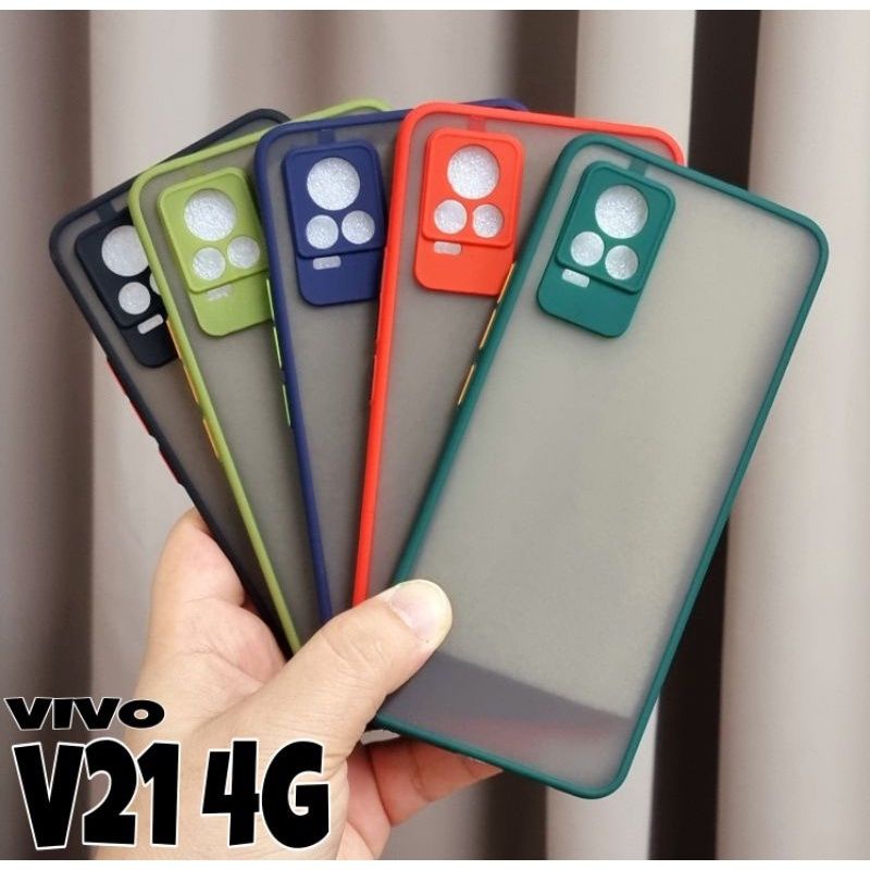 Slikon terbaru tipe Hp Vivo v21 4G my choise Case Dove Bumper Aero Fuze Macaron