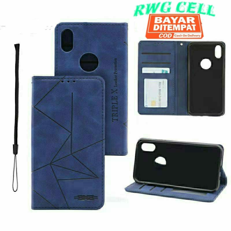 VIVO V5 V5S V7 V7+ V9 V11 V11 PRO V15 V15 PRO V17 PRO V19 V20 SE Leather Flip Case Wallet Standing Cover Soft Flip Magnet