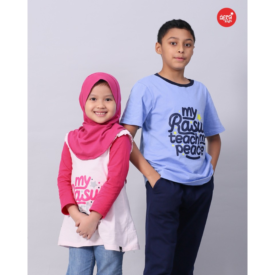Afrakids Kaos AF 302 & AF 303 - My Rasul Teach Me Peace